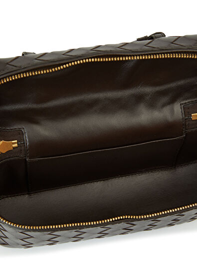 Bang Bang Koyu Kahverengi Kadın Deri Çanta - Görsel 6