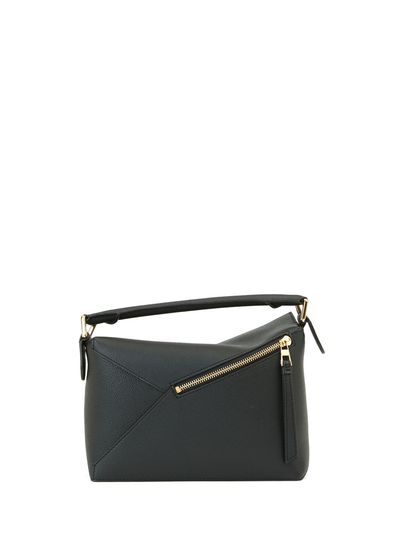 Loewe Puzzle Edge Small Black Women's Leather Bag - 4