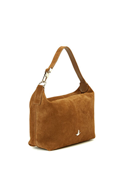 Beymen Club Taba Kadın Süet Omuz Çantası - 3