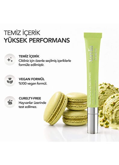 Aurelia Genève Glossy Plump Lip Balm SPF50 - Pistachio Macaron - 10