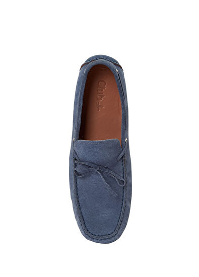 Beymen Club Blue Laces Men's Suede Driver - 4