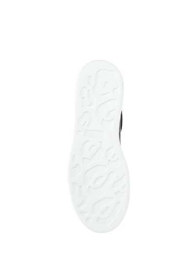 Siyah Kadın Deri Sneaker - Görsel 7