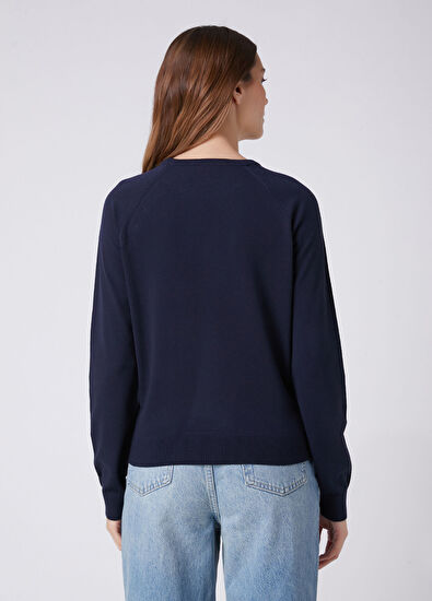 Beymen Club Navy Blue Button Detailed Sweater - 5