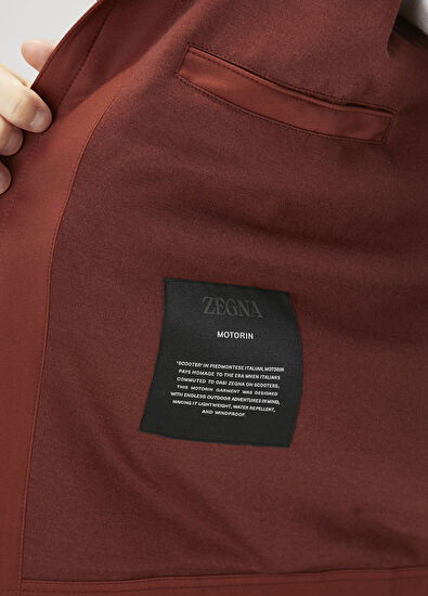 Zegna Motorin Turuncu Yelek - 7