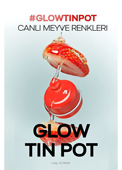 AIBB Glow Tin Pot 09 Honey Jujube Glossy Lip And Cheek Colorizer 4.8 gr - 4