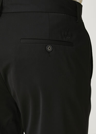 Beymen Club Black Diagonal Patterned Sports Pants - 5