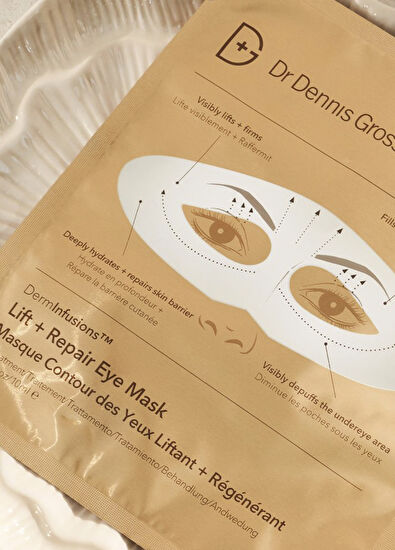 Dr. Dennis Gross DermInfusions™ Sıkılaştırıcı ve Onarıcı Kağıt Göz Maskesi  - 4