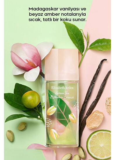 Elizabeth Arden Green Tea Pistachio Crunch EDT 100 ml Ferah Yeşil Çay & Fıstık Aromalı Kadın Parfümü - 3