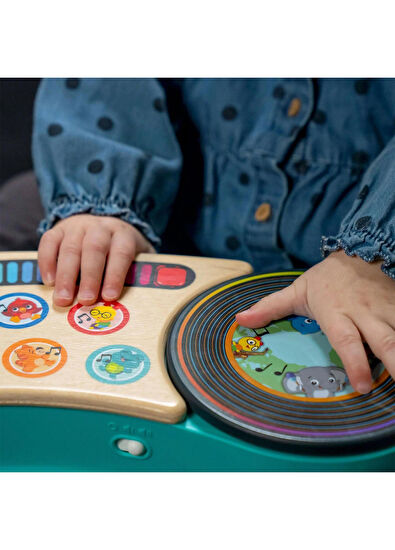 Baby Einstein Hape DJ Discovery Magic Touch Turntable Ahşap Müzikli Oyuncak - 3