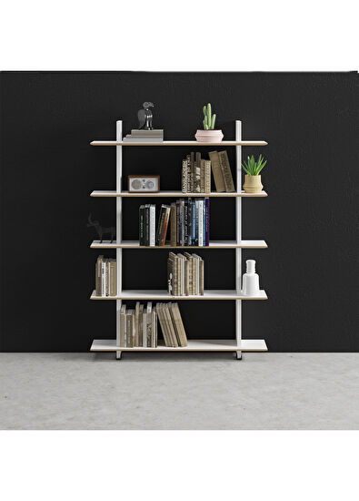 Koleksiyon Bachata H162 Beyaz Duvar Rafı 24x120 cm - 3