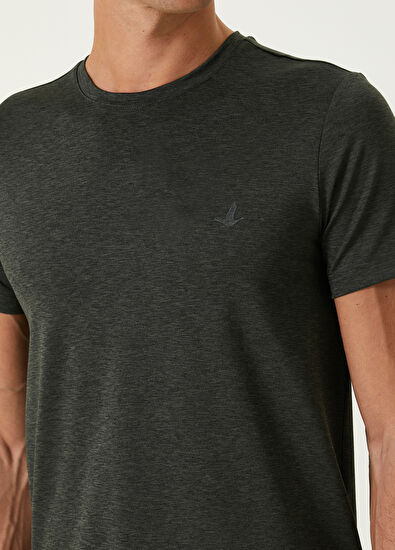 Beymen Club Khaki Logo T-Shirt - 6