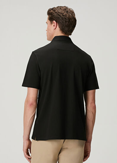 Beymen Club Comfort Fit Siyah Polo Yaka T-shirt - 5