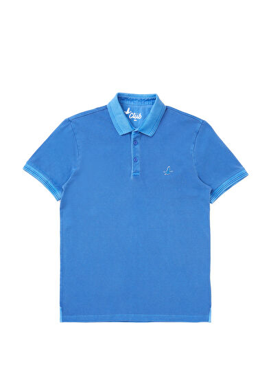 Beymen Club Slim Fit Kobalt Polo Yaka Pike T-shirt - 7