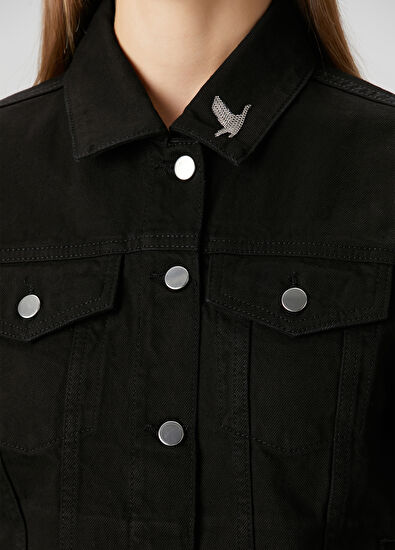 Beymen Club Black Denim Jacket - 5