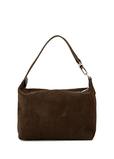 Beymen Club Kahverengi Kadın Süet Omuz Çantası - 4
