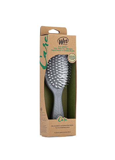 Wet Brush Go Green Treatment & Shine Aktif Karbonlu Dolaşık Açıcı Kadın Saç Fırçası  - 5