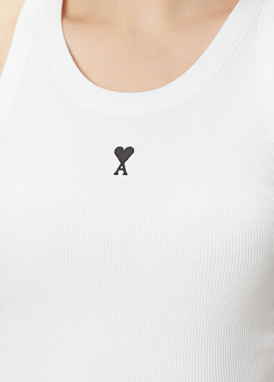 Ami Paris White Tank Top - 5