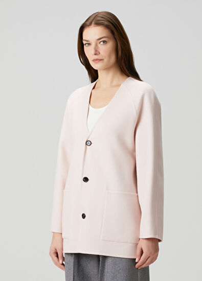 Bottega Veneta Pink Wool Cardigan - 3