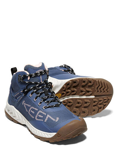 Keen Nxis Evo Vintage Indigo Harbour Grey Waterproof Women's Hiking Boot - 5