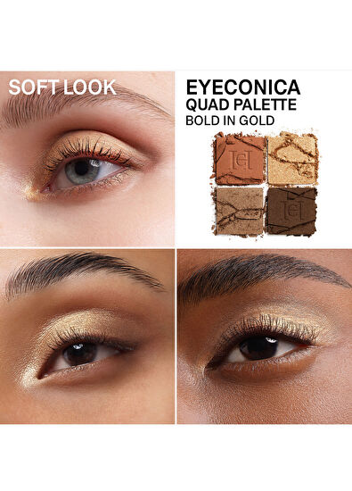 Carolina Herrera Eyeconica Eyeshadow Quad - Harmony Bold in Gold - 3