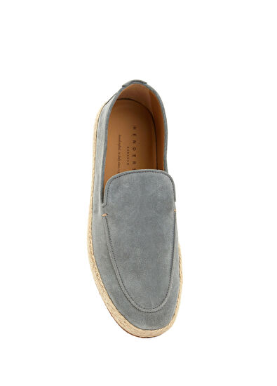 Henderson Gri Erkek Süet Loafer - 4