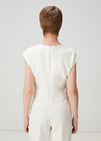 Beymen Club Ekru Bluz - 4