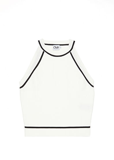 Beymen Club Beyaz Siyah Şeritli Triko Atlet - 7