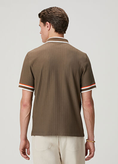 Beymen Club Kahverengi Comfort Fit Polo T-shirt - 6