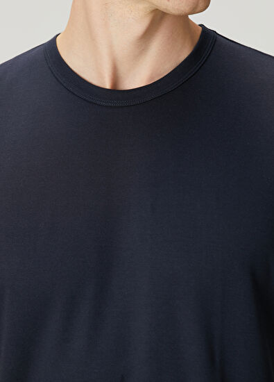 Umit Benan Lacivert T-shirt - 5