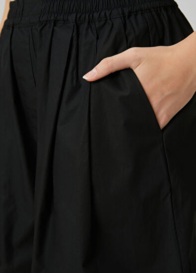 Beymen Club Black Poplin Shorts - 5