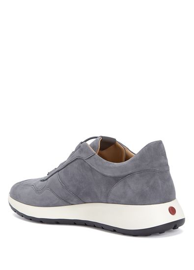 Tod's Grey Men's Nubuck Sneakers - 3