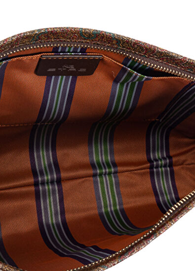 Kahverengi Etnik Desenli Erkek El Portföyü - Görsel 7