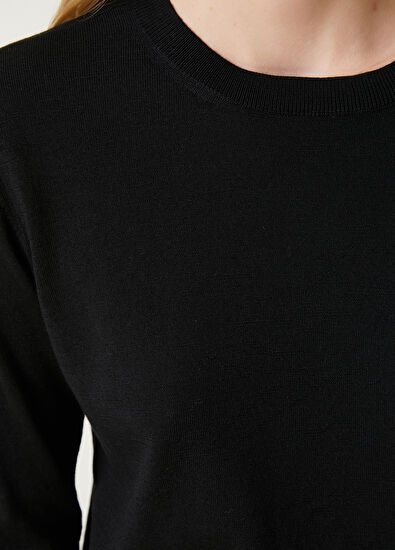 Beymen Club Siyah Yün Kazak - 5