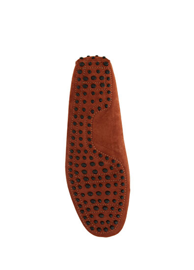 Beymen Club Brick Color Men's Leather Driver - 5