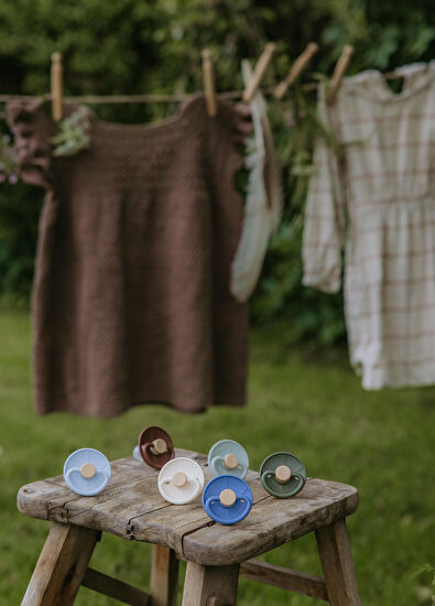 Frigg Little Viking Holger Sage Yeşil 0-6 Ay Silikon Emzik - 4