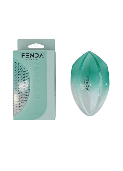 FENDA Profesyonel Aurora Green 4 Pinli Oval Yeşil Saç Fırçası - 5