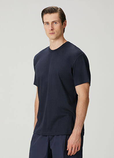 Umit Benan Lacivert T-shirt - 3