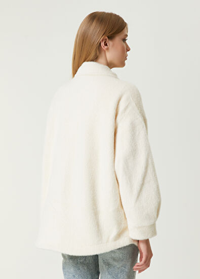Beymen Club Oversize Off-White Over Shirt - 6