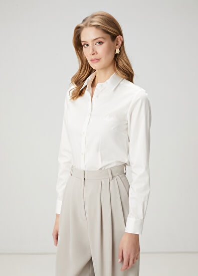 Beymen Club Slim Fit White Shirt - 3