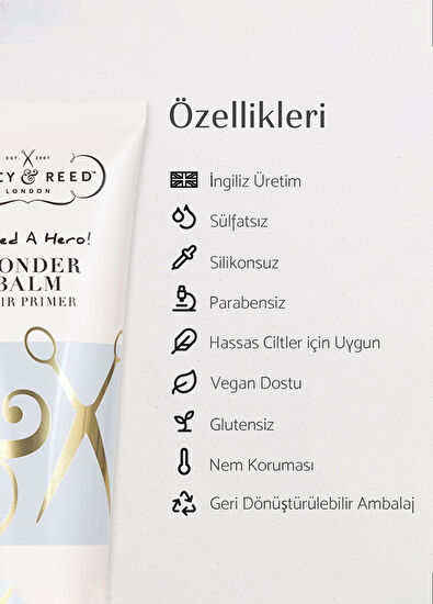 Percy & Reed I Need A Hero! Wonder Elektriklenme Önleyici Saç Bakım Balmı 75 ml - 3