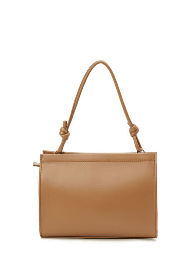 Beymen Club Camel Kaz Logo Detaylı Kadın Deri Çanta - 4