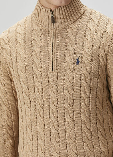 Taba Örgü Dokulu Kazak - Görsel 7