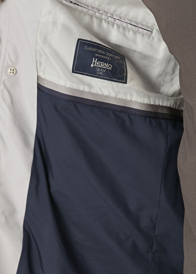 Herno Light Grey Overcoat - 7