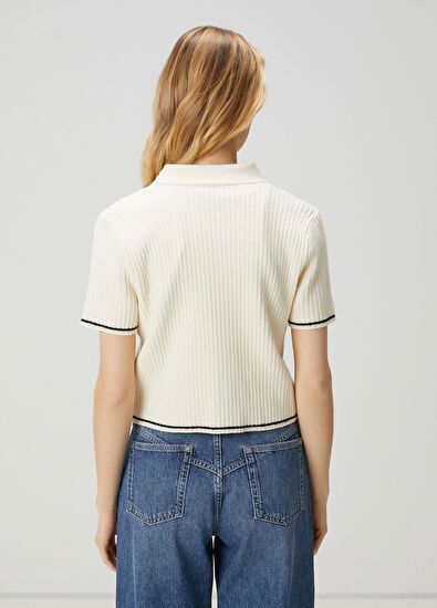 Beymen Club Ekru Havlu Dokulu Triko Hırka - 5