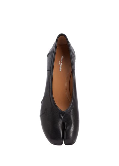 Maison Margiela Tabi Black Leather High Heels - 4