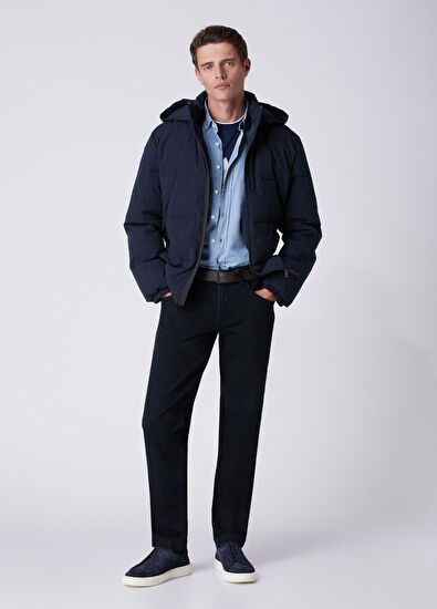 Beymen Club Mavi Yıkamalı Comfort Fit Jean Gömlek - 3