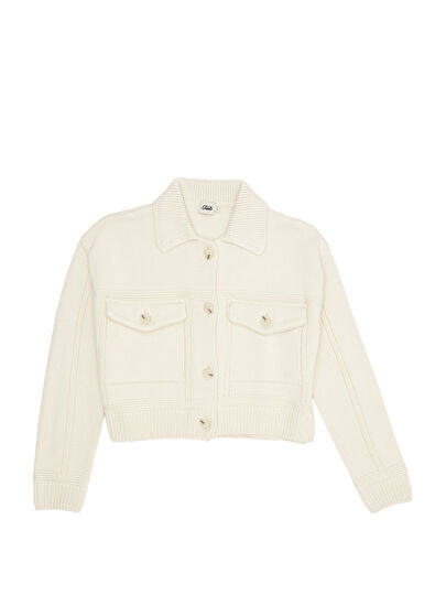 Beymen Club Ekru Trucker Triko Ceket - 7