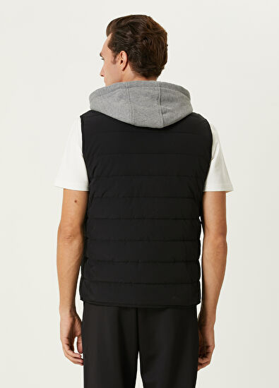 Beymen Club Black Hooded Vest - 5