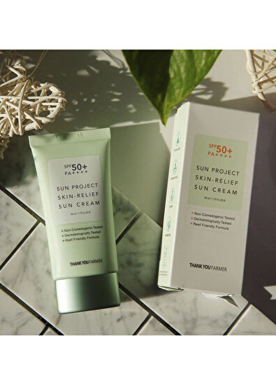 Thank You Farmer Sun Project Skin Relief Sun Cream SPF50+ PA++++ Güneş Kremi 50 ml - 6