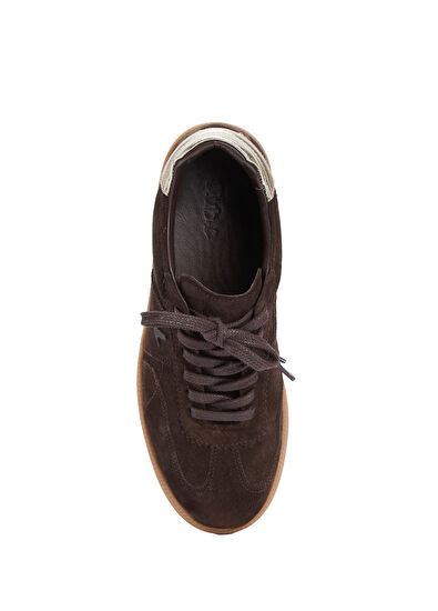 Beymen Club Kahverengi Kadın Deri Sneaker - 4